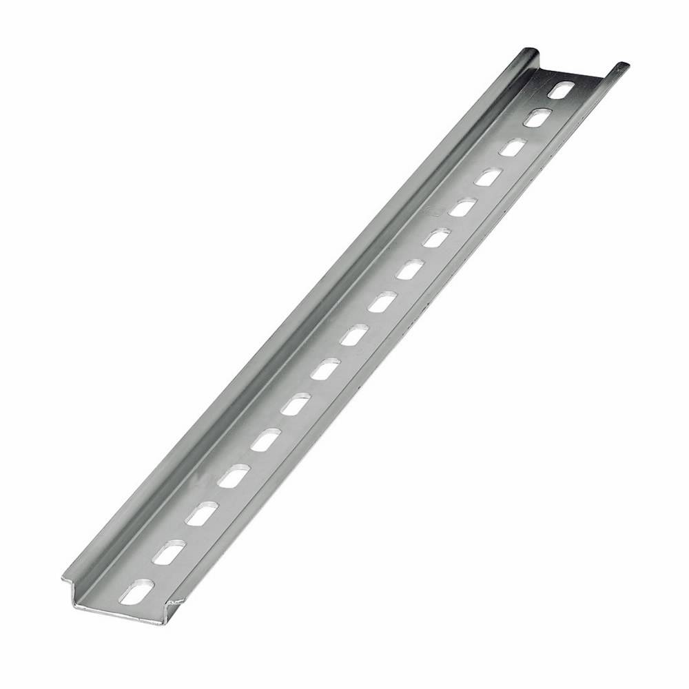 EATON XBANS3575P IEC-XB Slotted Mounting Rail, 78.74 in L x 0.03 in W x 1.38 in H, Steel