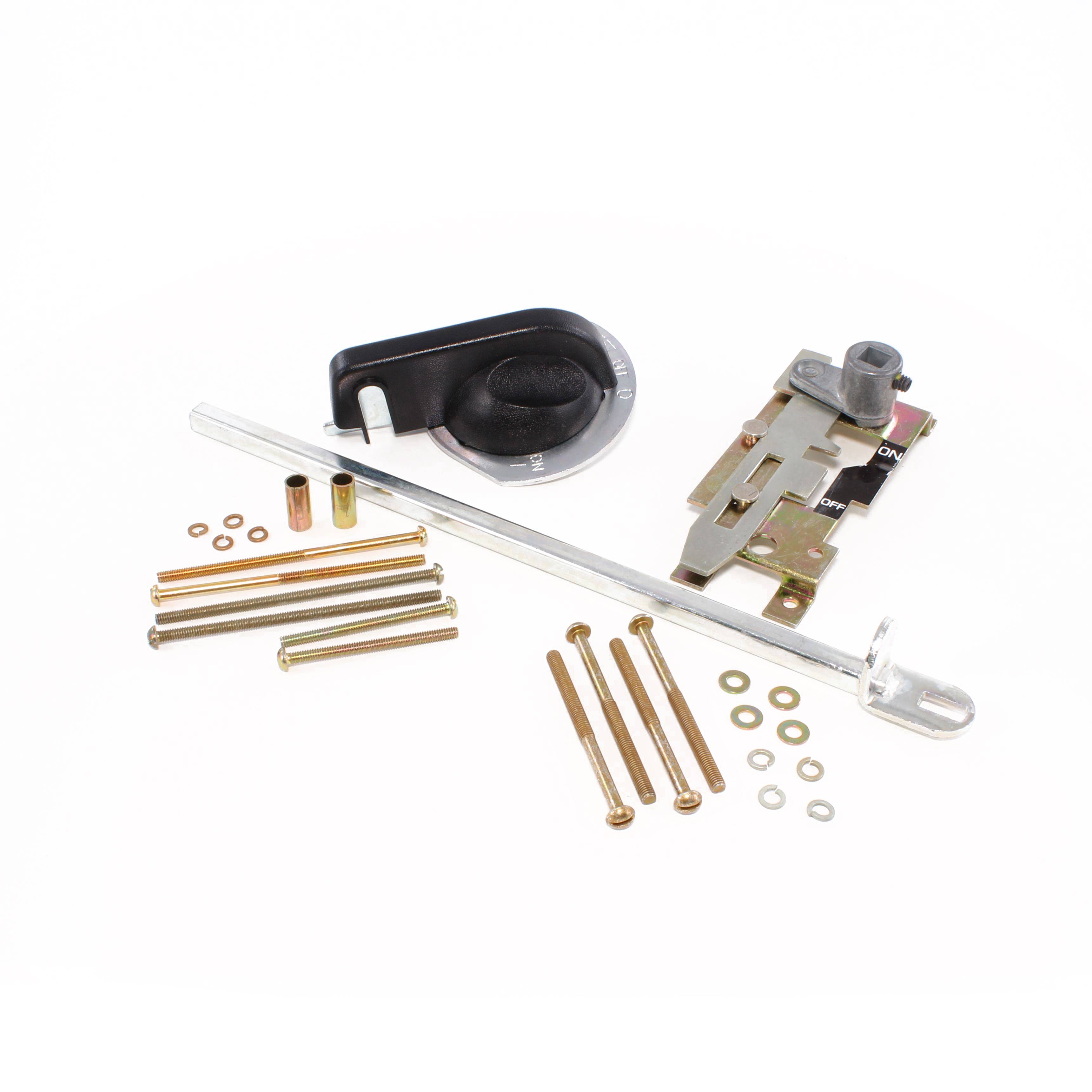 GE TEFHM2 TDM Door Mount Handle Operating Mechanism, NEMA 1/3R/12 NEMA Rating, Rotary Lever/Variable Depth Handle/Operation, Right Handle Mounting, For Use With TEB, TEC, TB1, TED and THED Molded Case Circuit Breaker