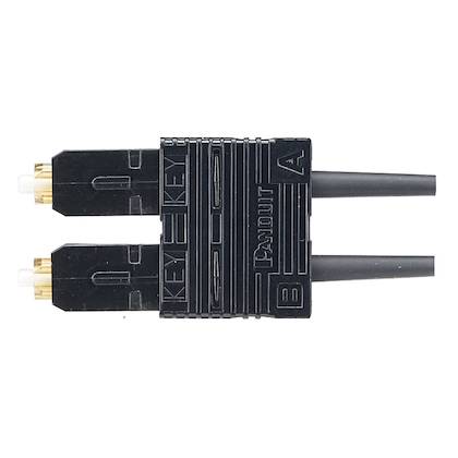 Panduit® OptiCam® FSC2DMC5BL Fiber Optic Connector, SC2 Duplex Connector, 50/125 um OM2 Multi-Mode Fiber, 900 um Buffered, Zirconia Ceramic Ferrule