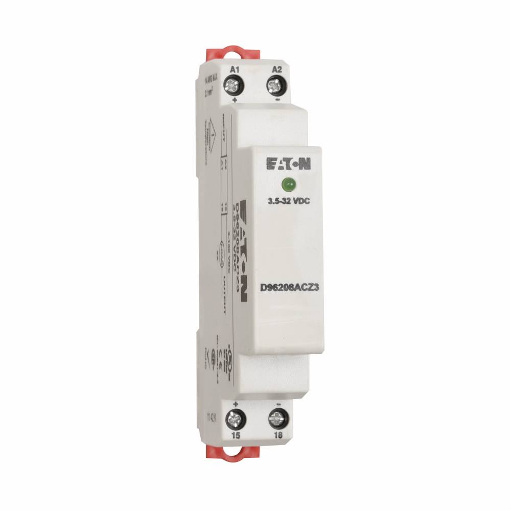EATON D96210ACR1 D96 Series Compact Random Switch Solid State Relay, 10 A, 1NO-SPST Contact