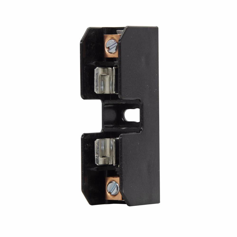 Edison BG3011B Open Style Fuse Block, 600 VAC/VDC, 1 to 15 A, Class: G, 14 to 6 AWG Wire, 1 Pole