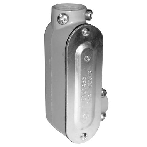 Appleton® NEER™ LR125DCGSST Type LR Multi-Hub Conduit Outlet Body, 1-1/4 in Hub, 35.1 cu-in Capacity, Die-Cast Copper-Free Aluminum, Epoxy Powder Coated