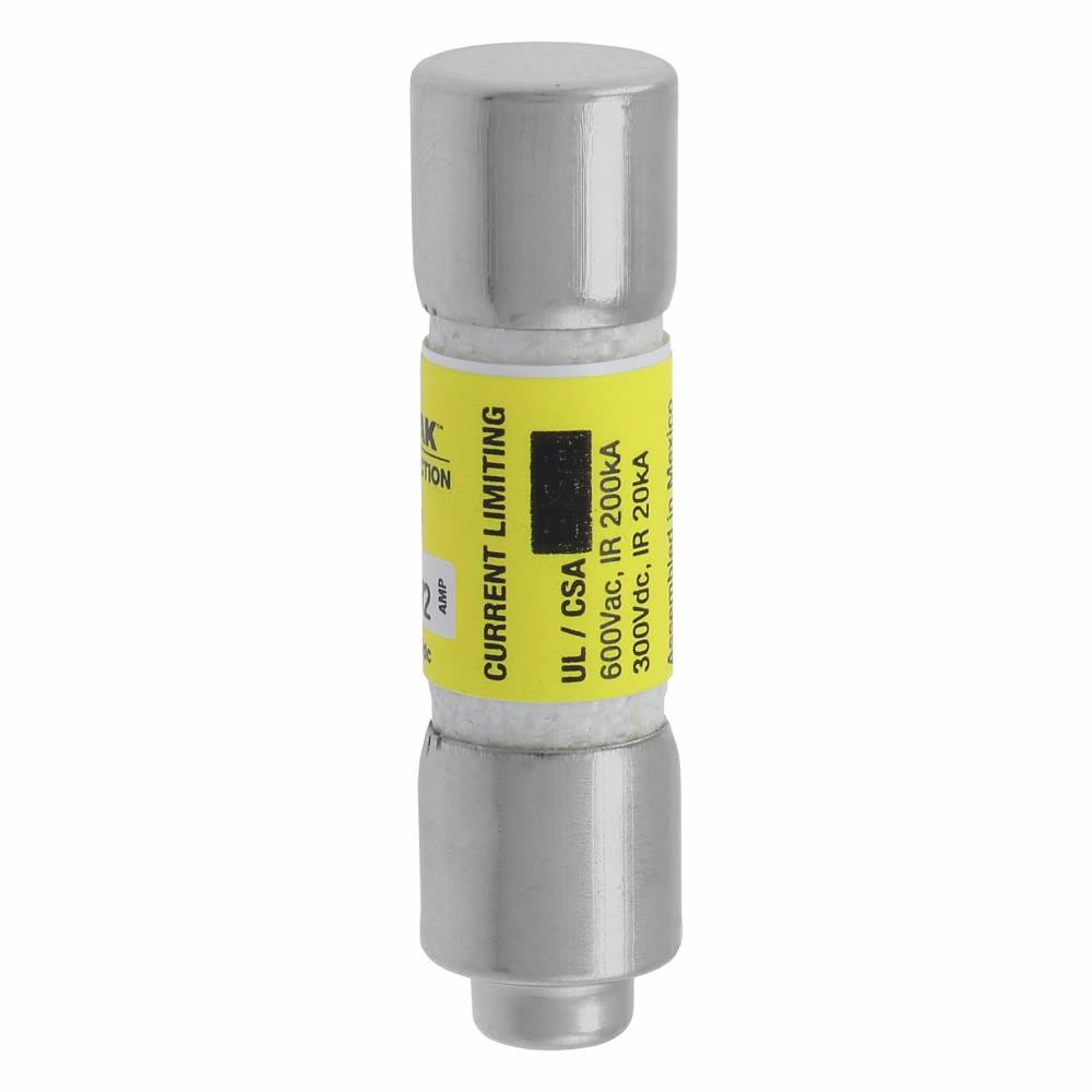 Bussmann Low-Peak™ LP-CC-2-1/2 Current Limiting Time Delay Fuse, 2.5 A, 600 VAC/300 VDC, 200/20 kAIC Interrupt, CC Class, Cartridge Body