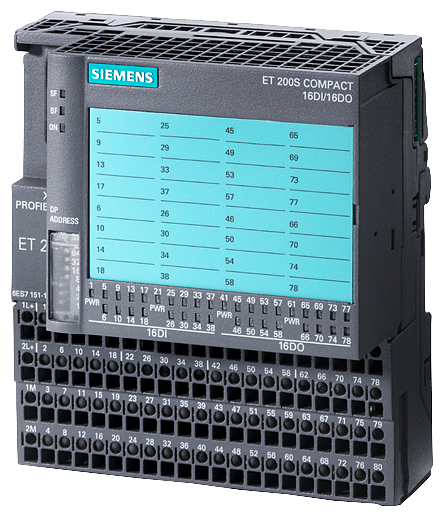 Siemens 6ES71511CA001BL0 Compact Digital Input/Output Module, 32 Inputs
