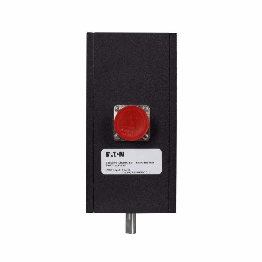 EATON 48370060 1-Channel Heavy Duty Shaft Encoder, For Use With PLCs and Counter, 5 to 28 VDC, 80 mA, 60 Pulses/Revolution