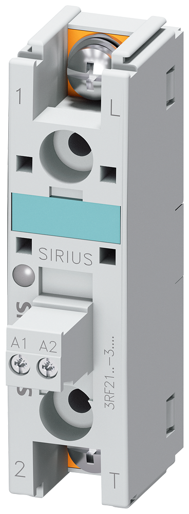 Siemens SIRIUS 3RF2190-3AA44 1-Phase Semiconductor Zero Point Switching Solid State Relay, 90 A, 1NO Contact, 48 to 460 VAC, 4 to 30 VDC V Coil