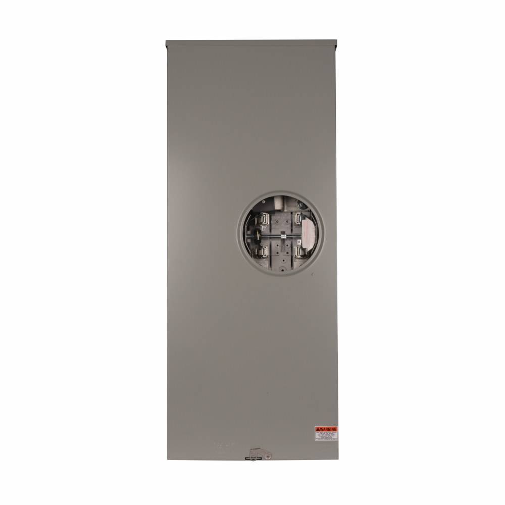 EATON Cutler-Hammer 1009760ACH 3-Wire 1-Position Commercial Service Single Meter Socket With Lever Bypass, 600 VAC, 320 A, 1 Phase