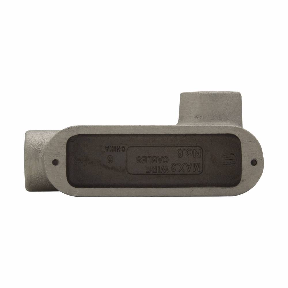 Crouse-Hinds Condulet® LR29 Type LR Conduit Outlet Body, 3/4 in Hub, Mark 9 Form, Copper-Free Aluminum, Natural