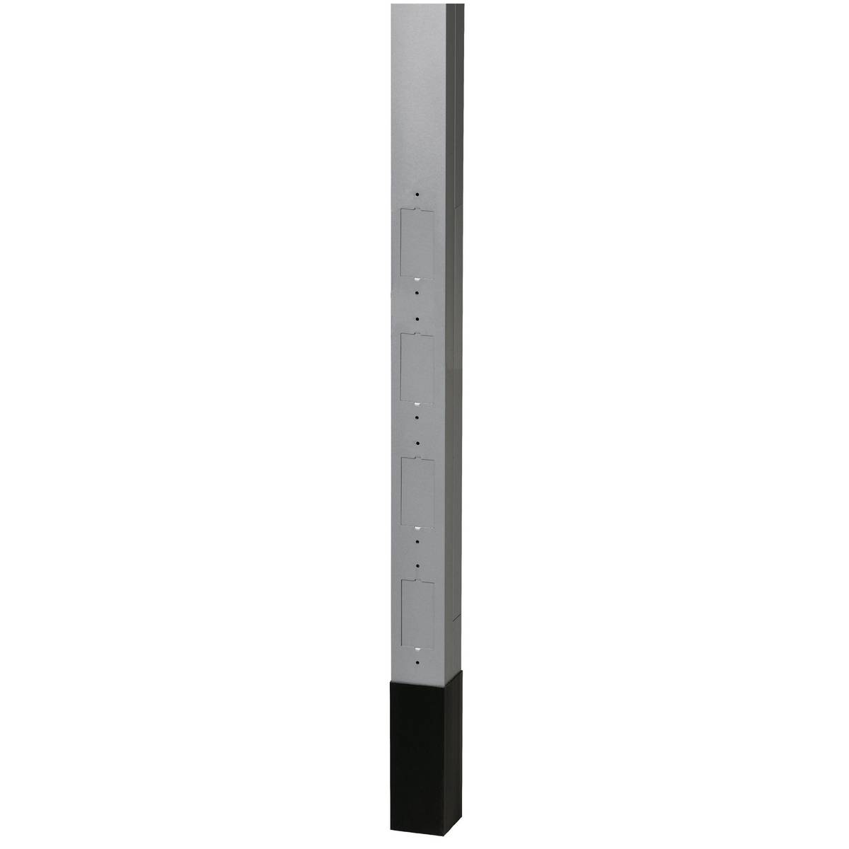 Wiring Device-Kellems HBLPPO12A Pre-Wired Three Service Pole, 12 ft 2 in L x 2.13 in W, Aluminum