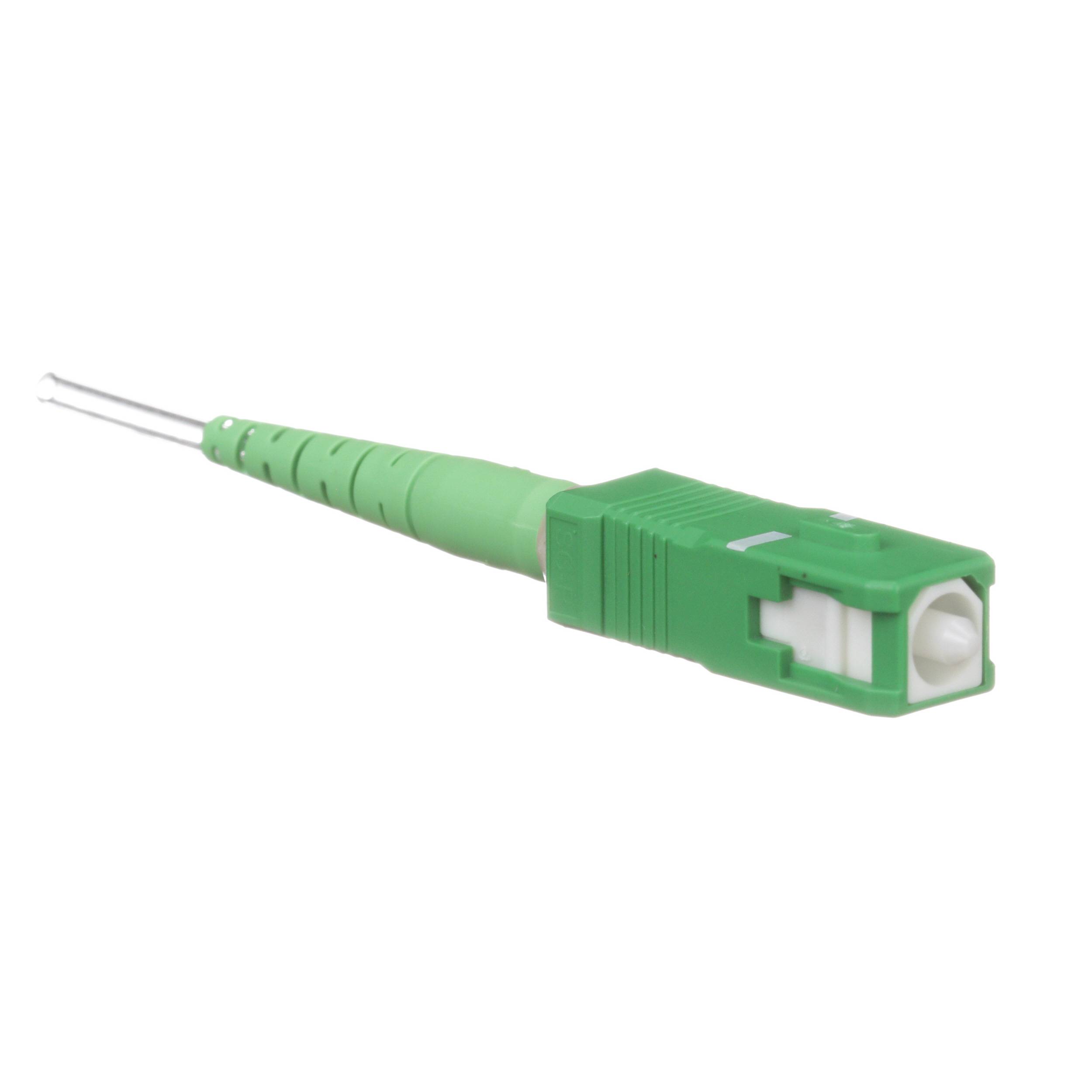 Panduit® FSCS2/9SOCA9AG Fusion Splice-On Fiber Optic Connector, SC Simplex Connector, OS1/OS2 9/125 um Fiber, 250 um Coated Fiber/900 um Tight Buffered Fiber, Zirconia Ceramic Ferrule