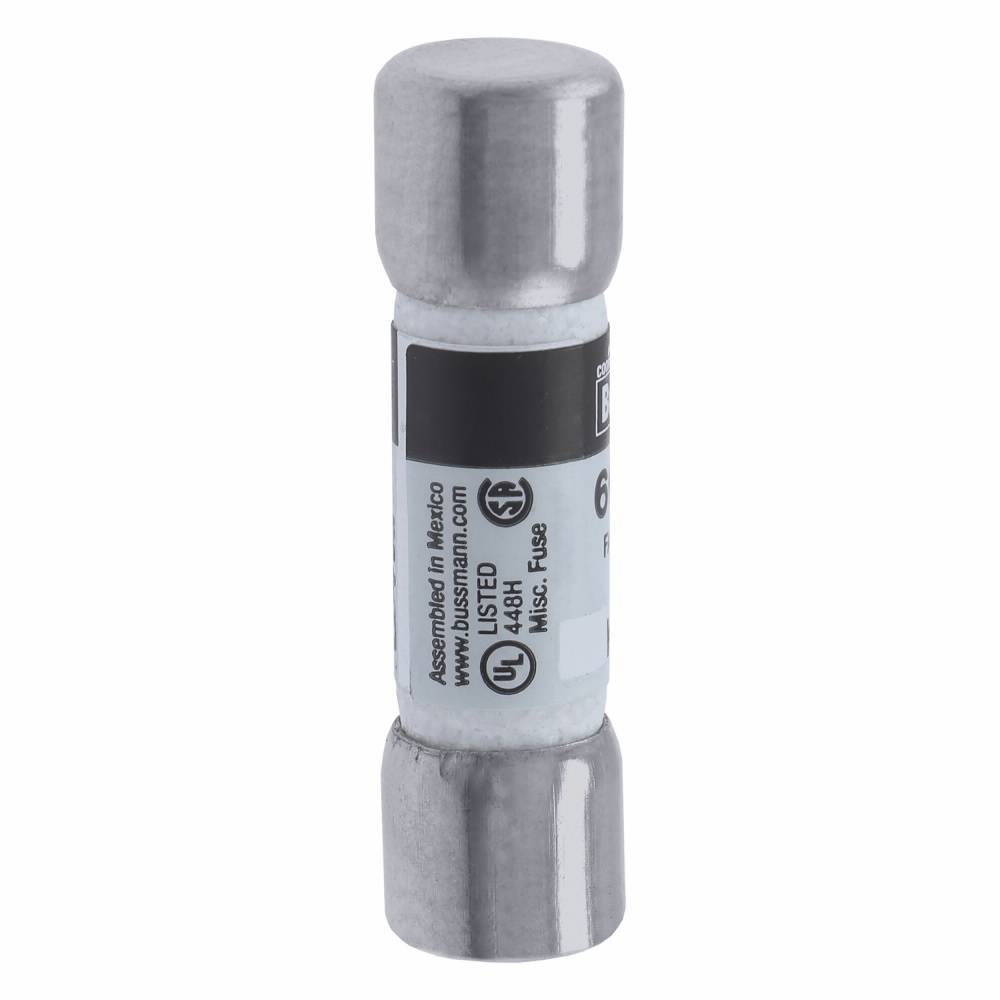 Bussmann Limitron™ KTK-10 Fast Acting Midget Fuse, 10 A, 600 VAC, 100000 A Interrupt, Class: Supplemental, Cylindrical Body
