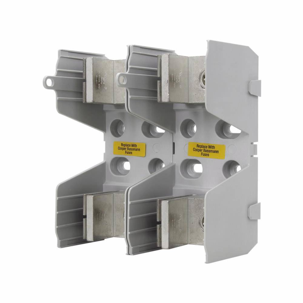 Edison JM60400-2CR Knife Blade Fuse Block, 600 VAC, 400 A, Class: J, 4 AWG to 500 kcmil Wire, 2 Poles
