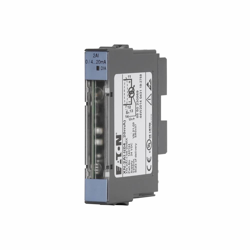 EATON XN-2AI-I Analog Input Module, 2 Inputs, 16/12 bit Resolution
