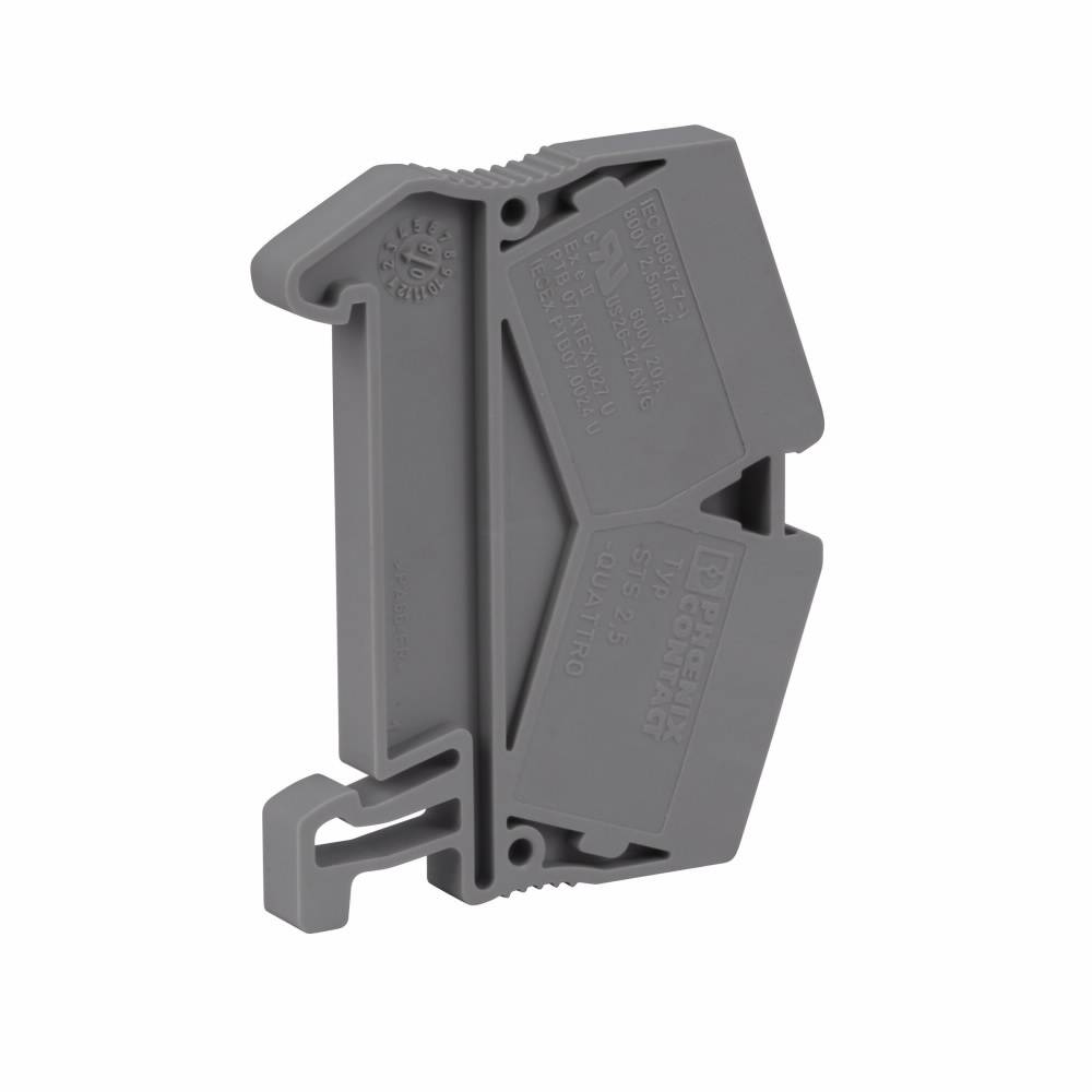 EATON XBPTA25D22 Spring Clip Angled Terminal Block, 5.2 mm