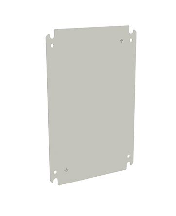 Hoffman ZONEX™ ATEX50P35 HL Series Enclosure Panel, 11.98 in W x 17.89 in H, Steel, White