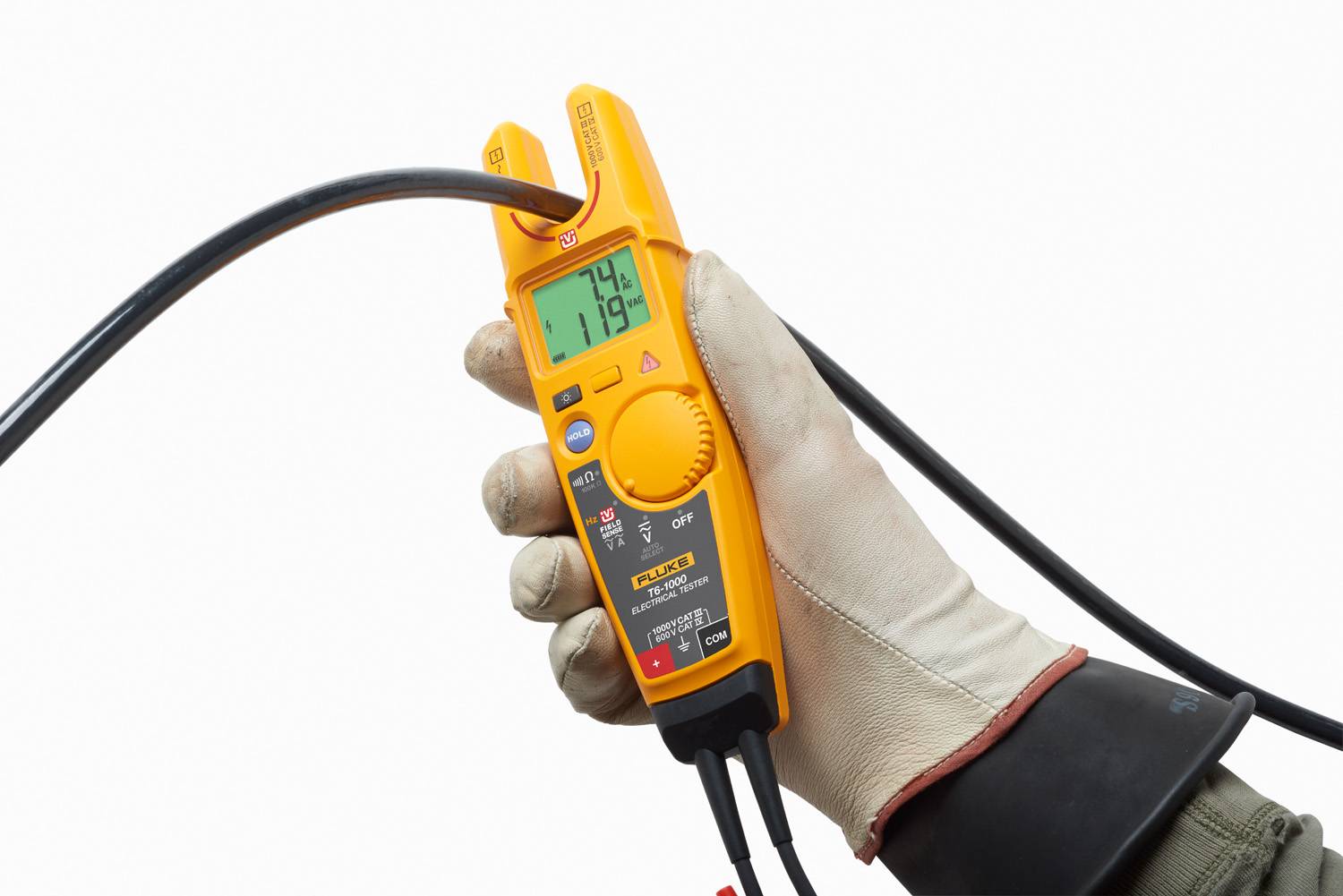 Fluke® T6-1000 Electrical Tester, 200 A, 1 to 100 kOhm