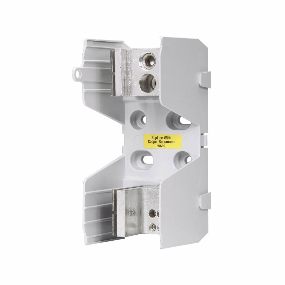 Bussmann JM60400-1MW26 JM600 Modular Fuse Block, 600 VAC, 225 to 400 A, Class: J, 6 AWG to 350 kcmil Wire, 1 Pole