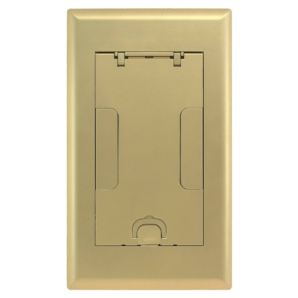 PREMISE WIRING SystemOne™ 2GAFBCVRBRS AFB Floor Box Cover, 14-15/16 in L x 8-3/4 in W, Die Cast Aluminum