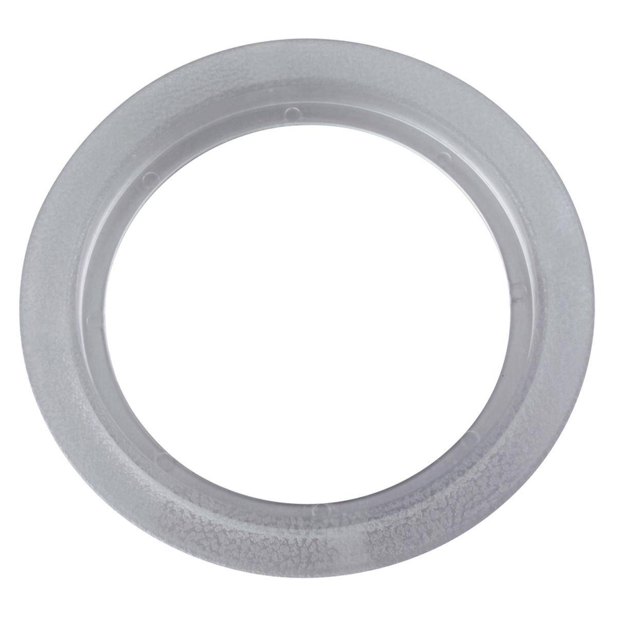 Steel City® P-60-LCP 1-Piece Non-Metallic Carpet Plate, 5-3/8 in Dia, Translucent Polycarbonate