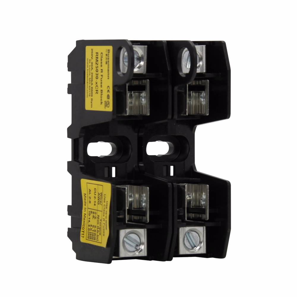 EATON Edison HM25030-2CR Fuse Block, 250 V, 30 A