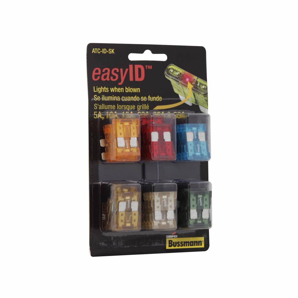 Bussmann ATC-ID-SK Non-Indicating Fuse Service Kit, 32 VDC, 1 kA, 36 Pieces