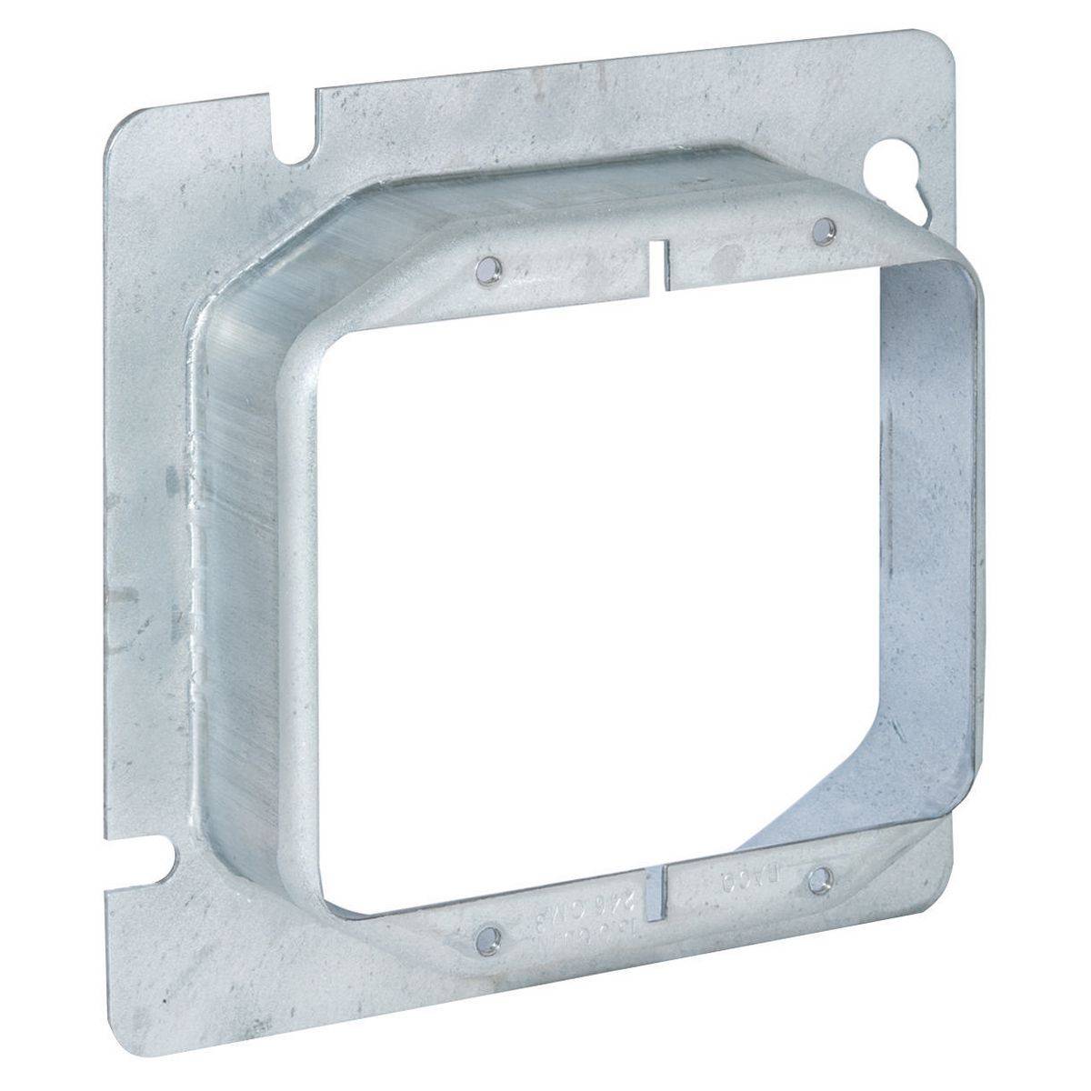 Bryant Electric Wiring Device-Kellems HBL820 2-Gang Large Capacity Mud Ring, 1-1/4 in D, 4-11/16 in Raised