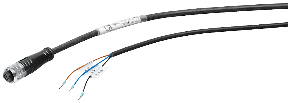 Siemens 6GT28914LH50 Pre-Assembled Unshielded Plug-In Connecting Sensor Cable, 30 VAC, (4) 22/19 AWG, 5 m L