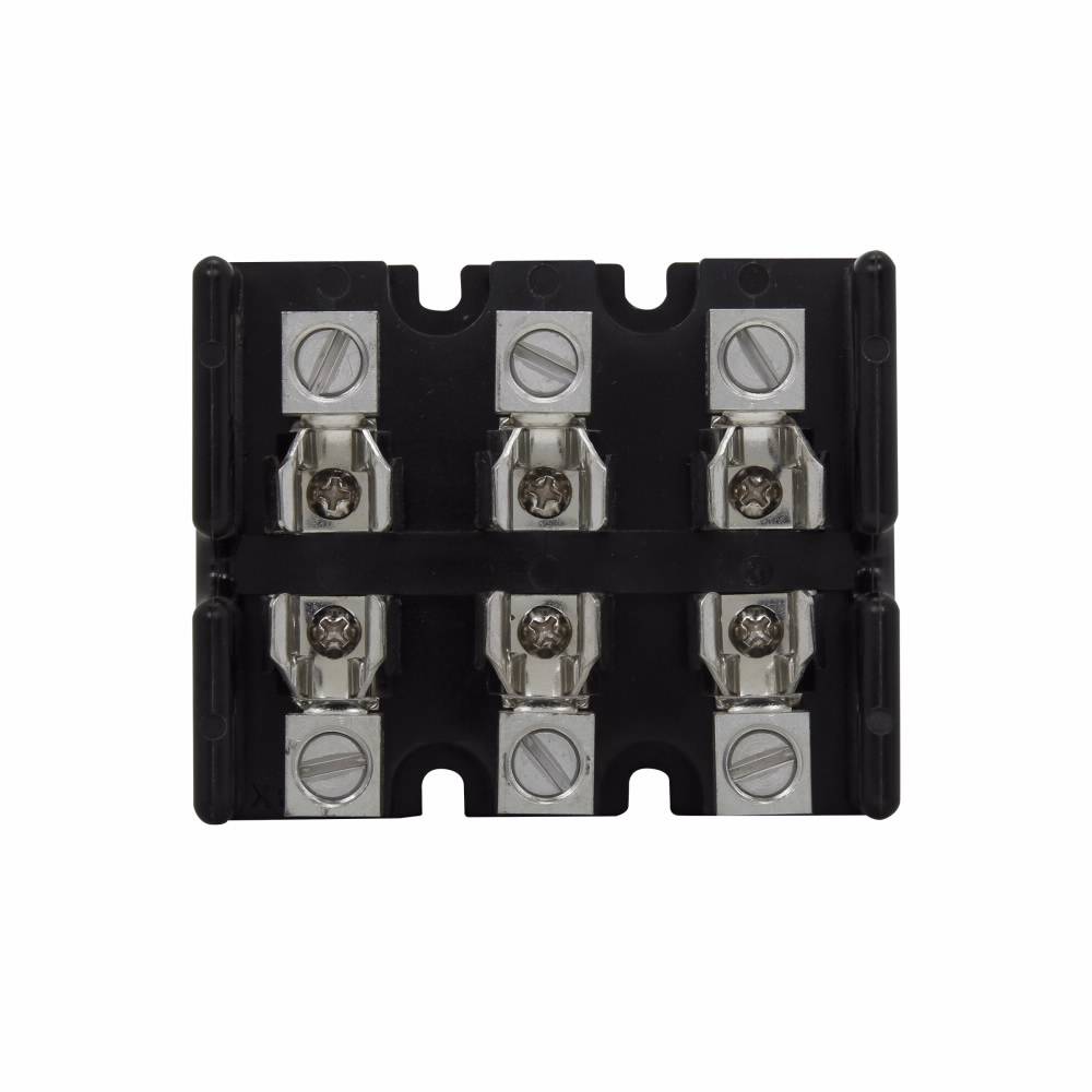 Edison T30060-3SR Open Fuse Block, 300 VAC/VDC, 60 A, Class: T, 12 AWG Al Wire, 3 Poles
