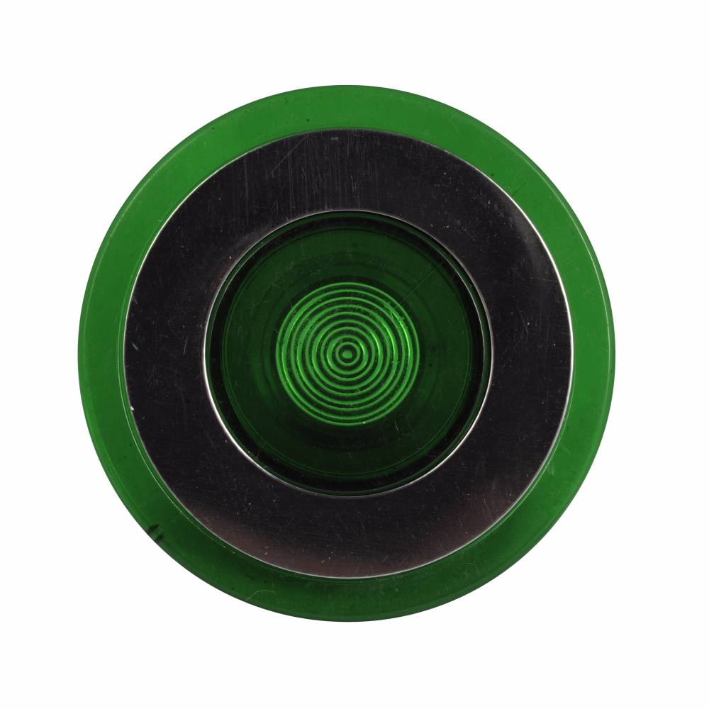 EATON 10250TC48 Blank Heavy Duty Oiltight/Watertight Operator Lens, 40 mm, NEMA 1/2/3/3R/4/4X/12/13/IP65 NEMA Rating, Round Shape, Plastic