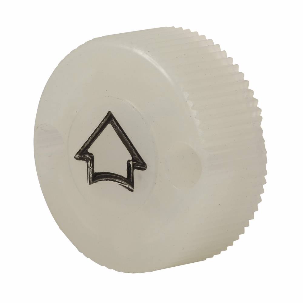 EATON 10250TEW Blank Heavy Duty Oiltight/Watertight Operator Knob, 30.5 mm, NEMA 1/2/3/3R/4/4X/12/13/IP65 NEMA Rating, Round Shape, Plastic