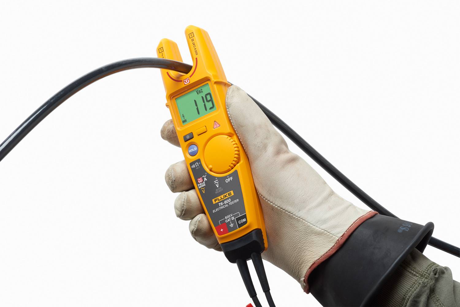 Fluke® T6-600 Electrical Tester, 200 A, 1 to 100 kOhm