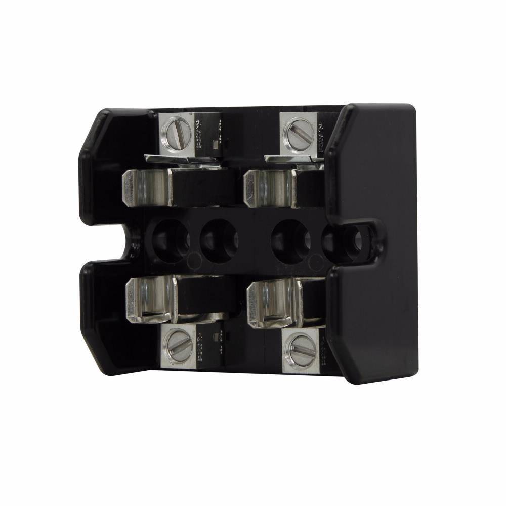 Bussmann T60060-2CR Modular Open Fuse Block With Reinforced Spring, 600 VAC/VDC, 31 to 60 A, Class: T, 2 AWG Wire, 2 Poles