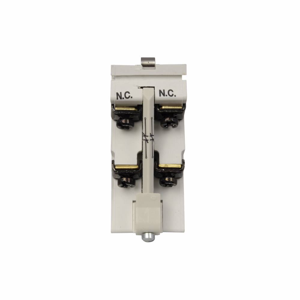 EATON J02N Type J Auxiliary Contact, 2 Contacts, Silver Cadmium Alloy
