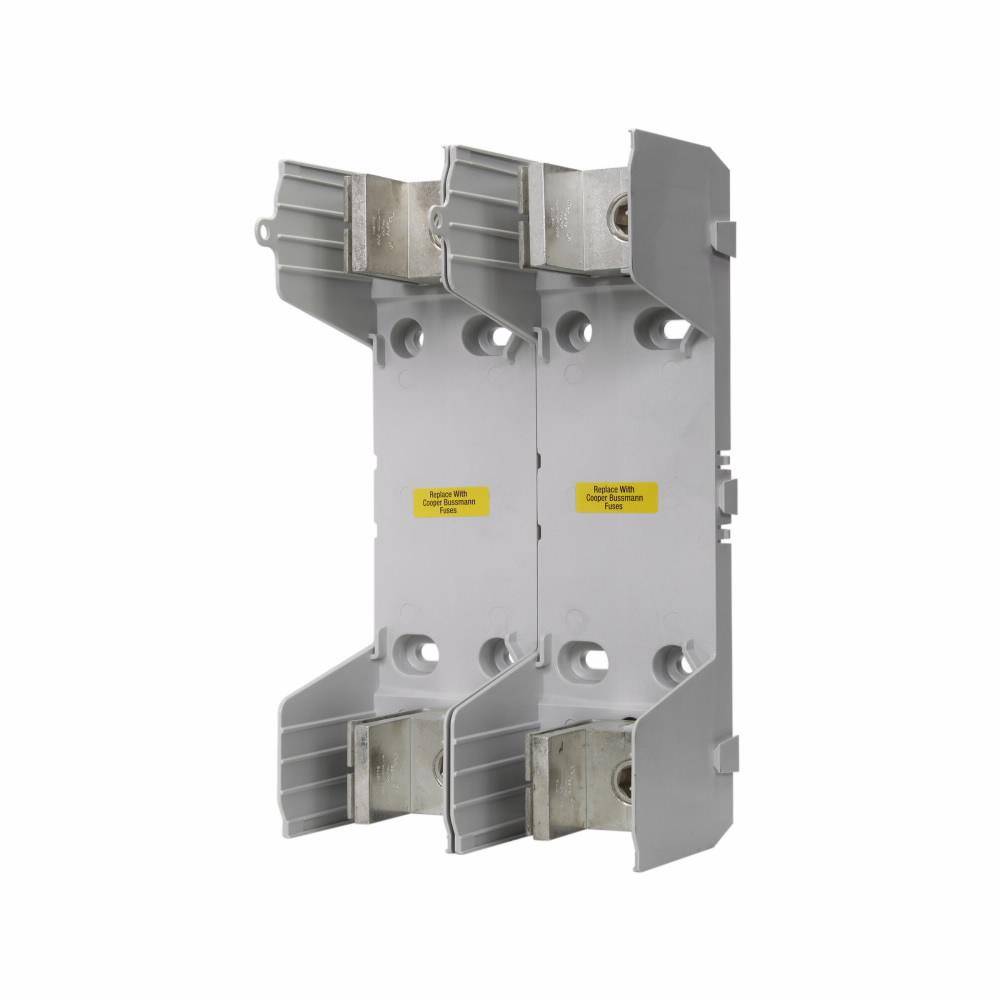 Edison HM60400-2CR HM600 Modular Fuse Block, 600 VAC, 225 to 400 A, H Class, 4 AWG to 600 kcmil Wire, 2 Poles