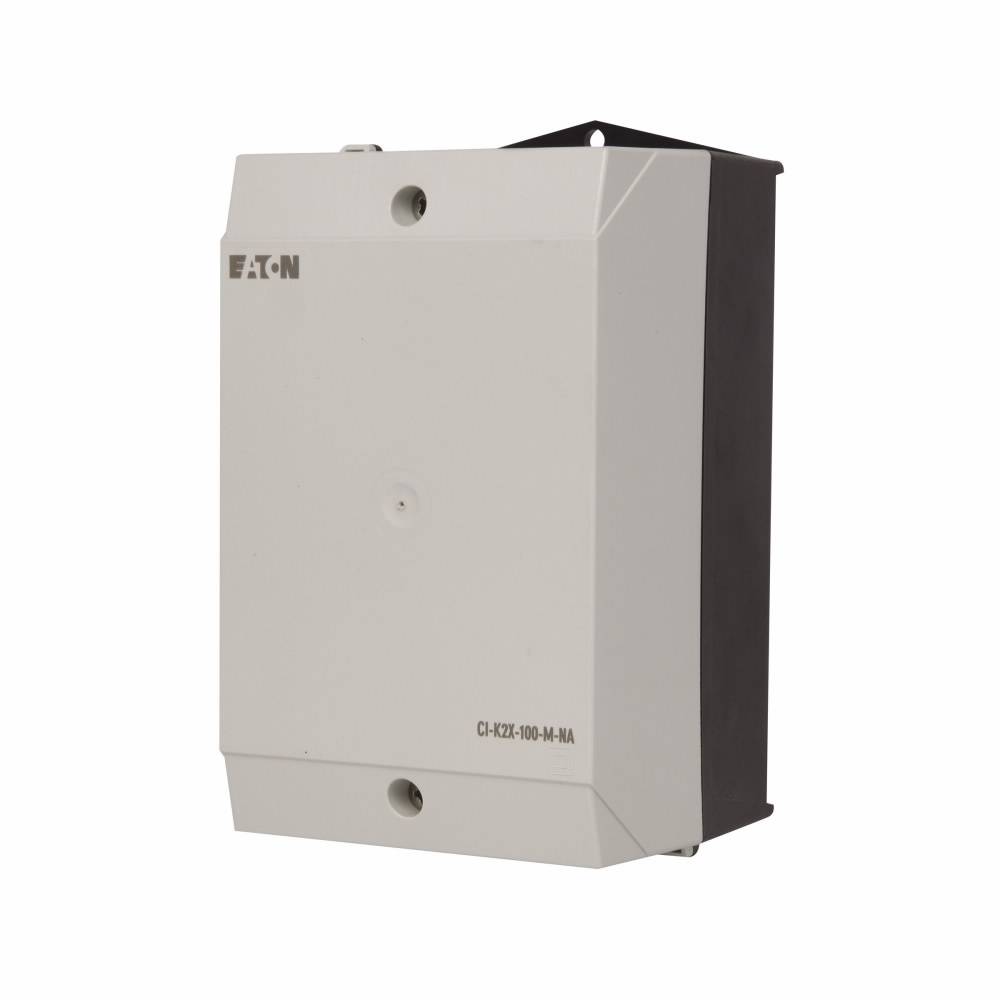 EATON CI-K2X-100-M-NA Small Enclosure With Mounting Plate, 181 mm L x 100 mm W x 100 mm D, Fiberglass Reinforced Polycarbonate
