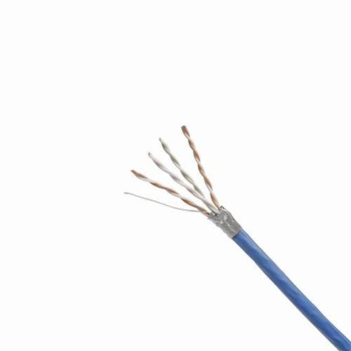 Panduit® PanNet™ TX6A™ 10Gig™ PFP6X04BL-UG Cat 6a CMP Copper Cable, Reel Packaging, 80 VAC, (4 Pairs) 23 AWG F/UTP Shielded Bare Solid Copper Conductor, 1000 ft L