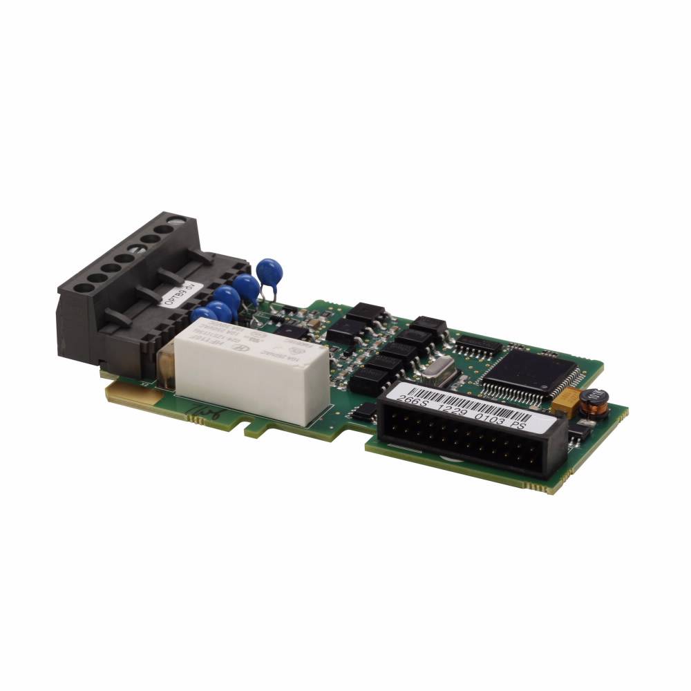 EATON XMX-IO-B2-A Heavy Duty Card Kit, For Use With H-Max Series Adjustable Frequency Drive and 10250T Pushbutton, 1-Relay Output Form C (1NO-1NC), 1-Relay Outputs Form A (1NO), 1 Thermistor, 30.5 mm, D and E Slot
