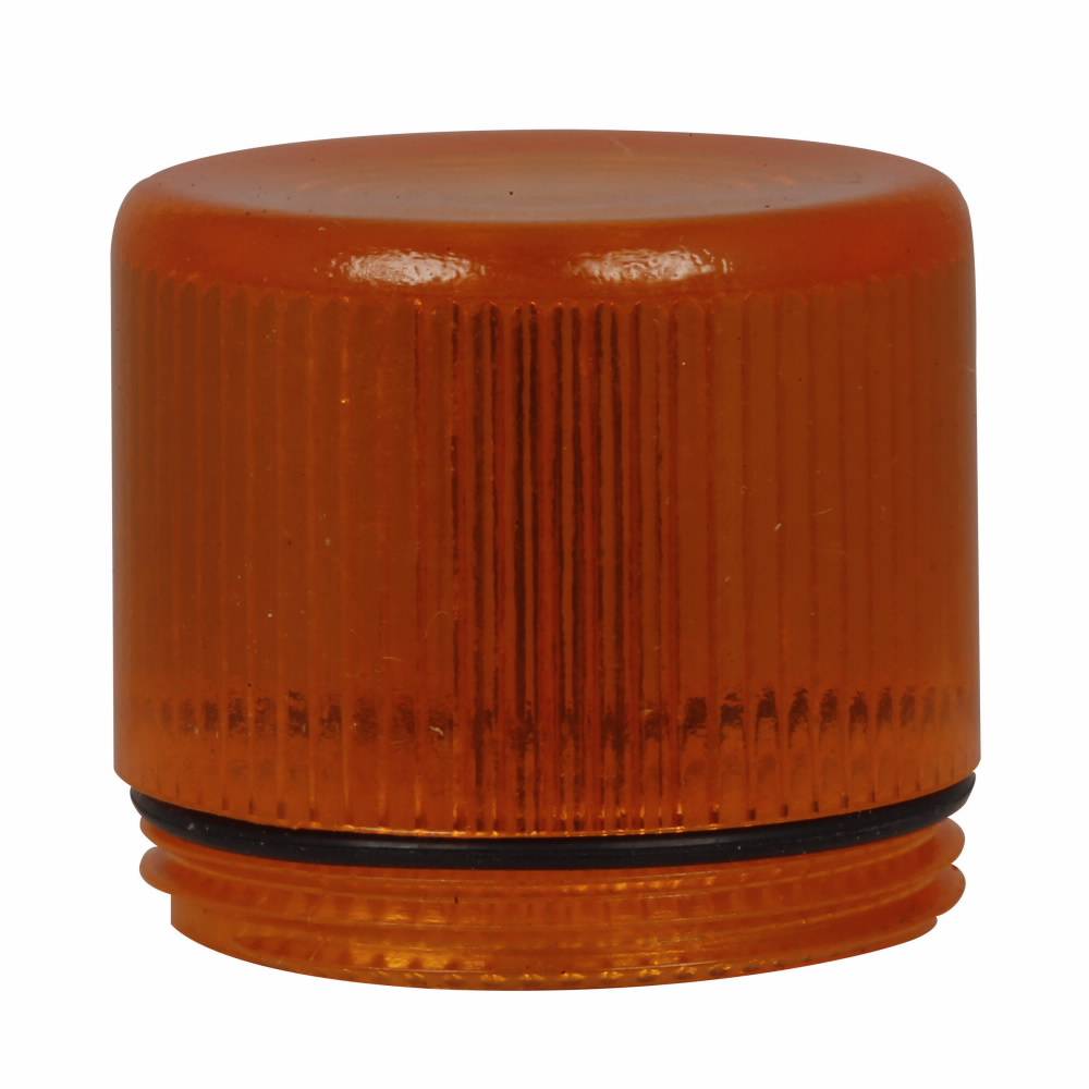 EATON 10250TC43 Blank Heavy Duty Oiltight/Watertight Operator Lens, 0.9 in L x 0.9 in W x 0.8 in H, NEMA 1/2/3/3R/4/4X/12/13/IP65, Round, Plastic