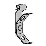Steel City® SSF-BA1/4-B1/4 SSF-BA Z-Purlin Clip, 1/4 in Hole, 1/16 to 1/4 in Flange, 100 lb Load, Steel
