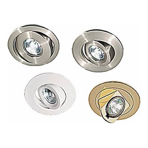 Emergi-Lite® EL-GRHR03 Non-Insulated Recessed Housing, MR16 Halogen/LED Lamp, 6 to 24 VAC