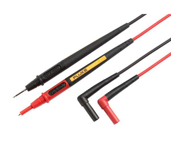 Fluke® TwistGuard® TL175 2-Piece Test Lead Set, 600/1000 VAC, 10 A