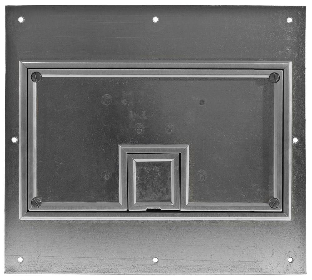 Wiring Device-Kellems CFB11TALU CFB11G Square Edge Floor Box Cover, 14 in L x 12-1/2 in W, Aluminum