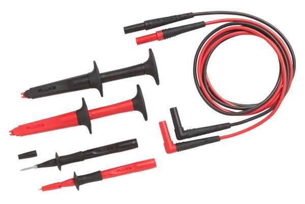 Fluke® SureGrip™ TL220 All-In-One Industrial Test Lead Set, 6 Pieces, For Use With Electrical Tester