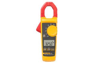 Fluke® FLUKE-325 Clamp Meter, 40/400 A, 600 VAC/VDC, 40 kOhm, 5 to 500 Hz, 30 mm Jaw, Backlit Display