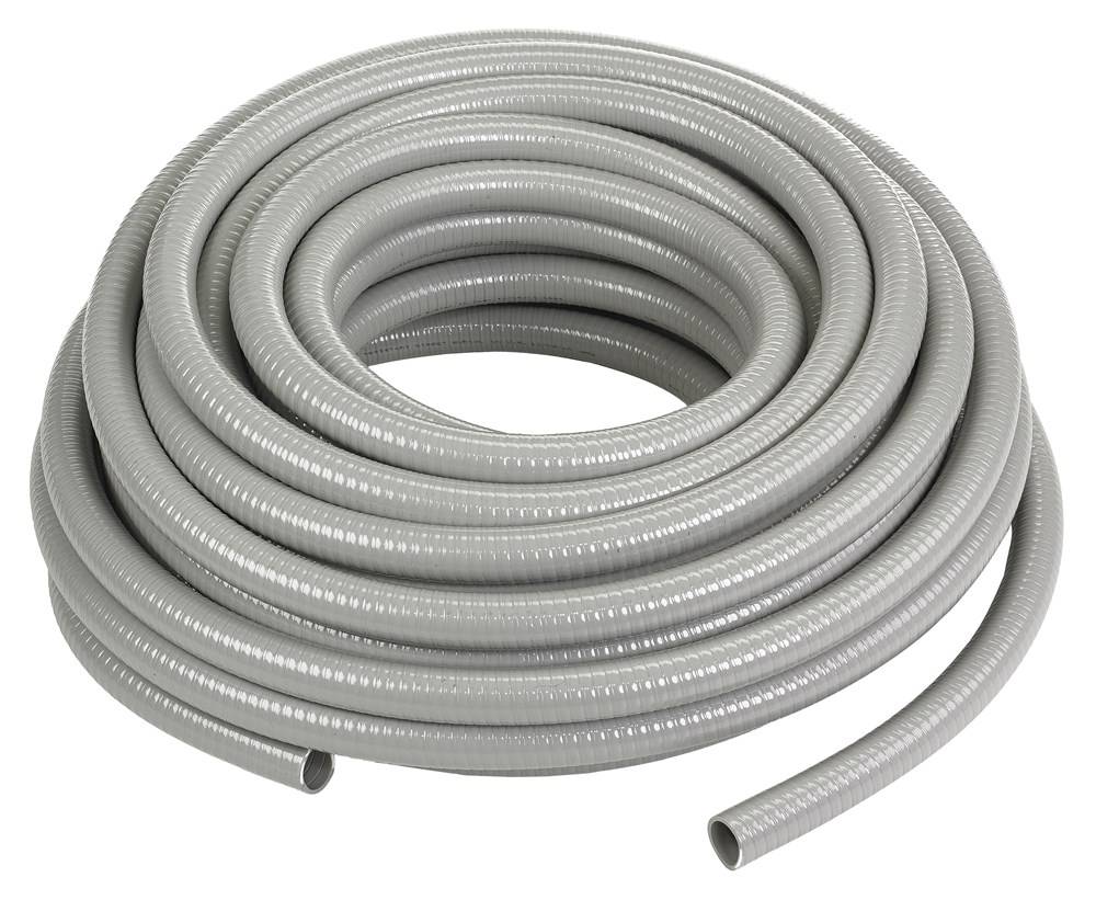 PREMISE WIRING PolyTuff® I G1100M1 Non-Metallic Standard Liquid Tight Conduit, 1 in Trade, 1.05 in ID x 1.3 in OD, 100 ft L, Co-Extruded PVC