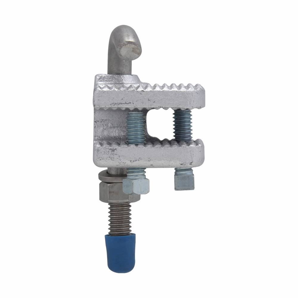 Crouse-Hinds LCC3 Conduit Clamp, 1 in Conduit, Cast Iron, Aluminum Acrylic Painted/Electro-Galvanized