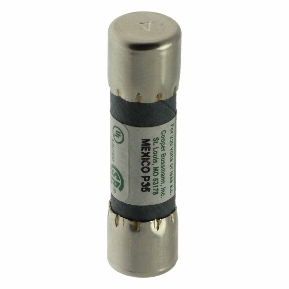 Bussmann Fusetron™ FNM-4 Low Voltage Supplemental Time Delay Midget Fuse, 4 A, 250 VAC, 200 A Interrupt, Class: Supplemental, Cartridge Body
