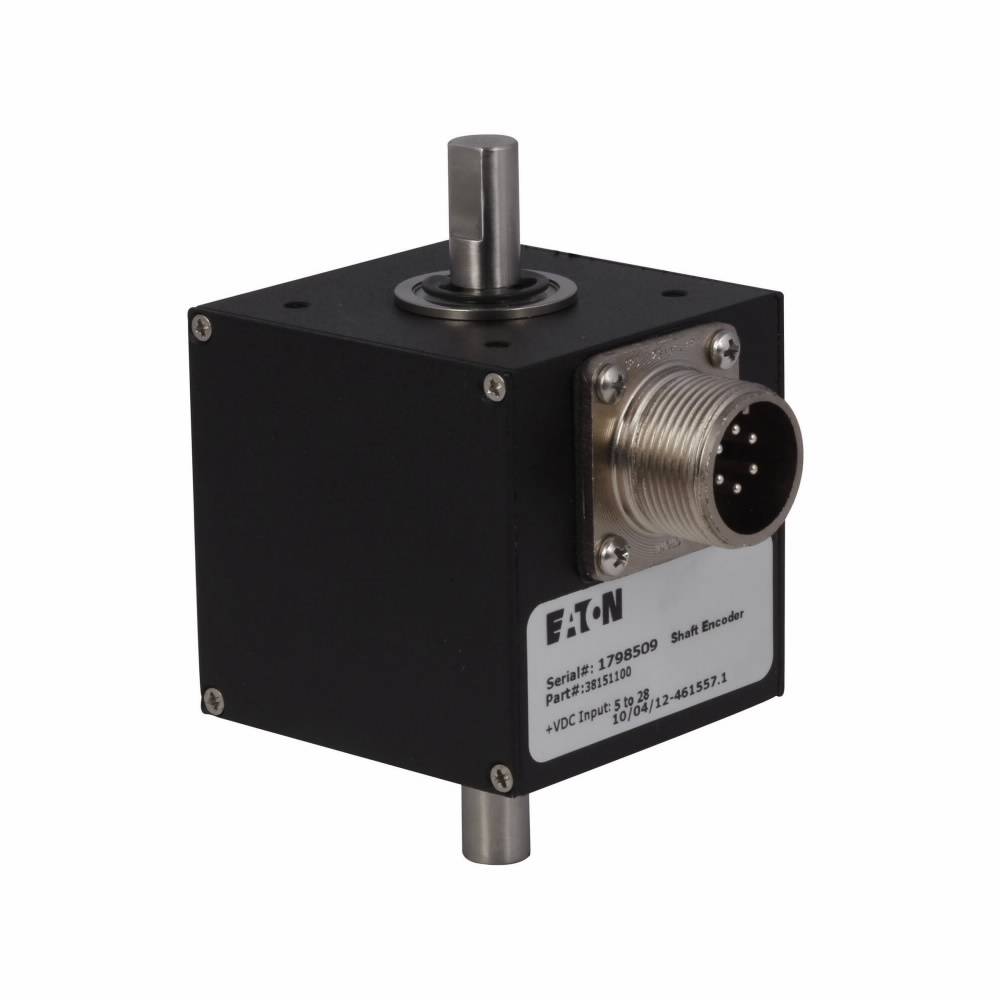 EATON 38151060 Cube Quadrature Shaft Encoder, For Use With PLCs and Counter, 5 to 28 VDC, 80 mA, 60 Pulses/Revolution