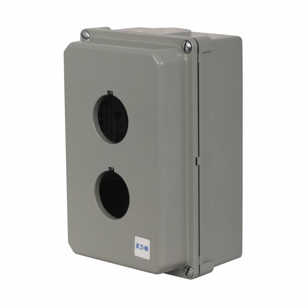 EATON 10250TN32 Heavy Duty Oiltight/Watertight Pushbutton Enclosure, 13 in L x 5.2 in W x 4.3 in D, NEMA 4/4X/12/13 NEMA Rating, Die-Cast Zinc