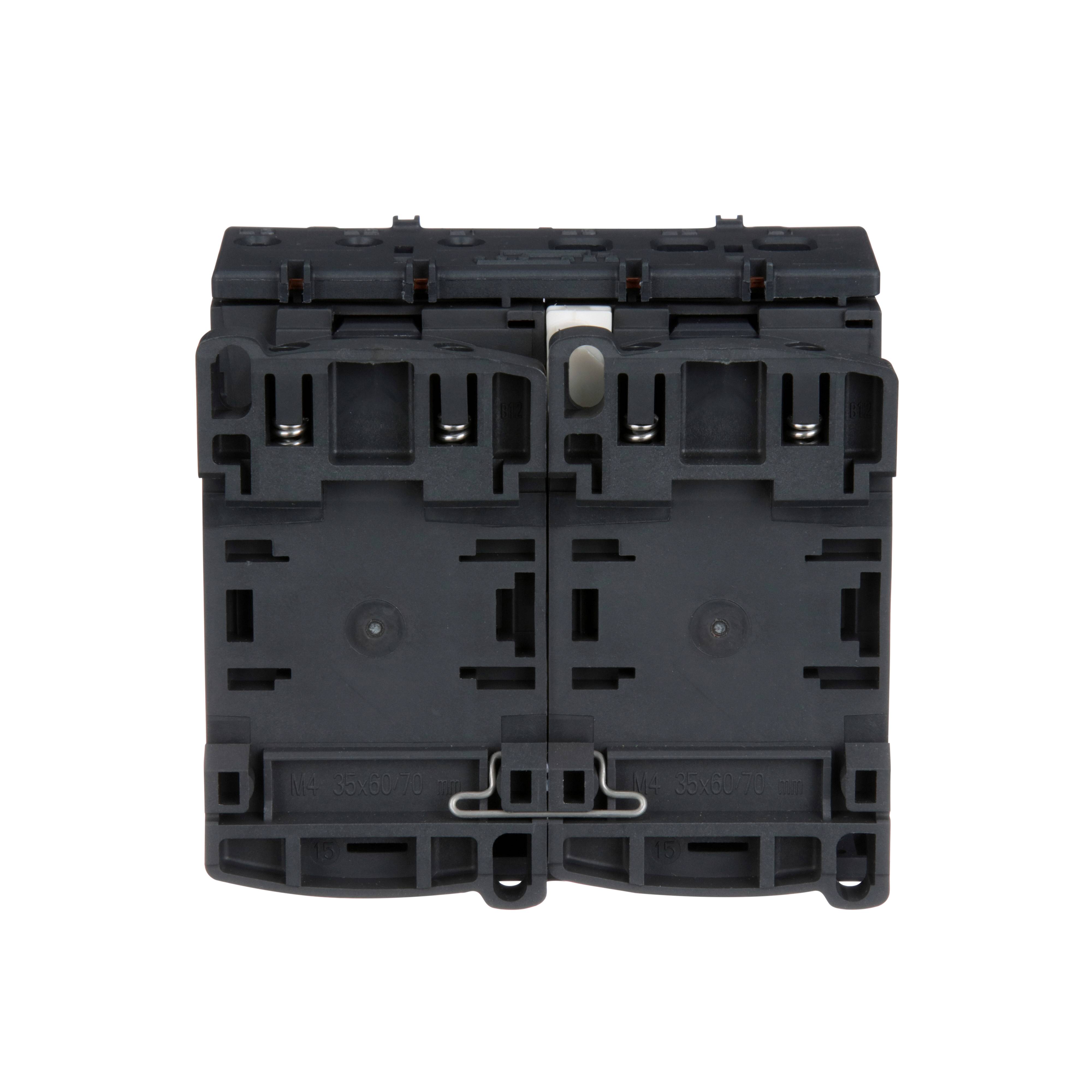 Square D™ TeSys™ D LC2D12G7 D-Line Mechanical Standard IEC Contactor, 120/690 VDC, 300 VDC V Coil, 12/25 A, 3NO Contact, 3 Poles